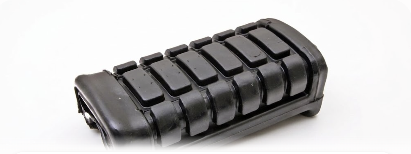 Honda GL1200 Goldwing Passenger Footpeg Rubber - OEM 50713-MB1-000